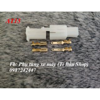 BỘ GIẮC CẮM 2 LỖ 2P 2.8 ( 1 bịch 10 bộ) - AT15