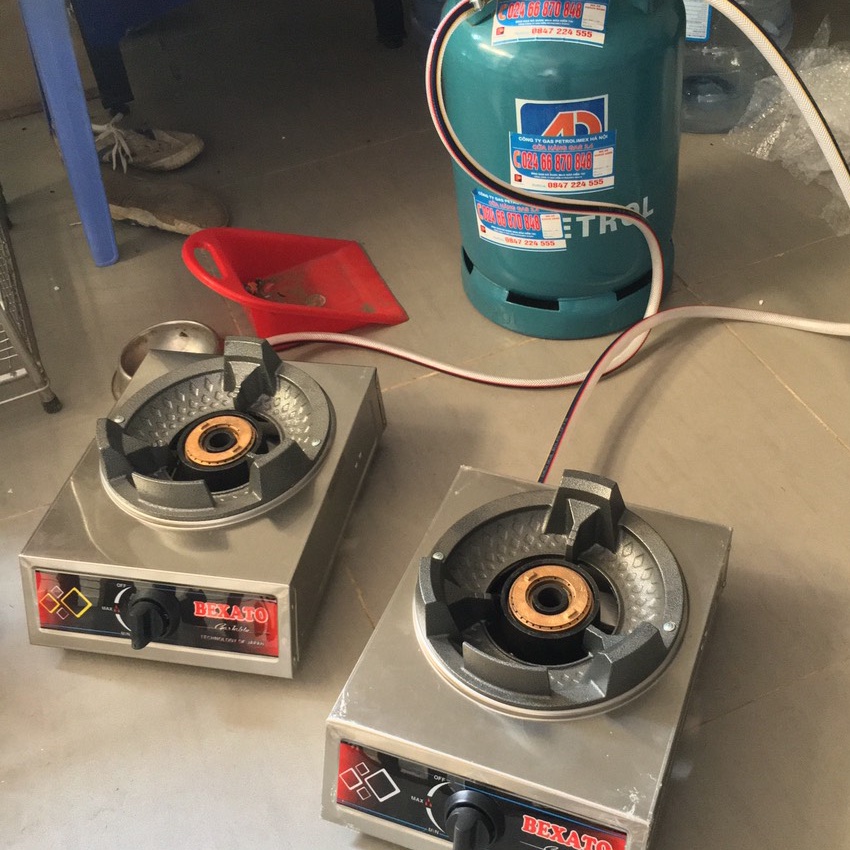 Bộ Bếp Gas Bán Công Nghiệp Đầy Đủ Van Dây Cao Cấp