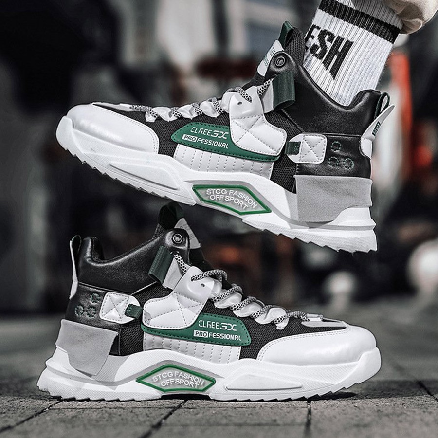 Giày sneaker cổ cao nam TL948 Shop Thành Long chuyên giày thể thao nam | BigBuy360 - bigbuy360.vn