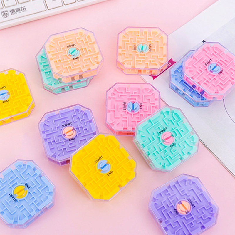 Đồ Chơi Khối Mê Cung 3D Ba Chiều Kích Thích Trí Thông Minh Cho Trẻ Em