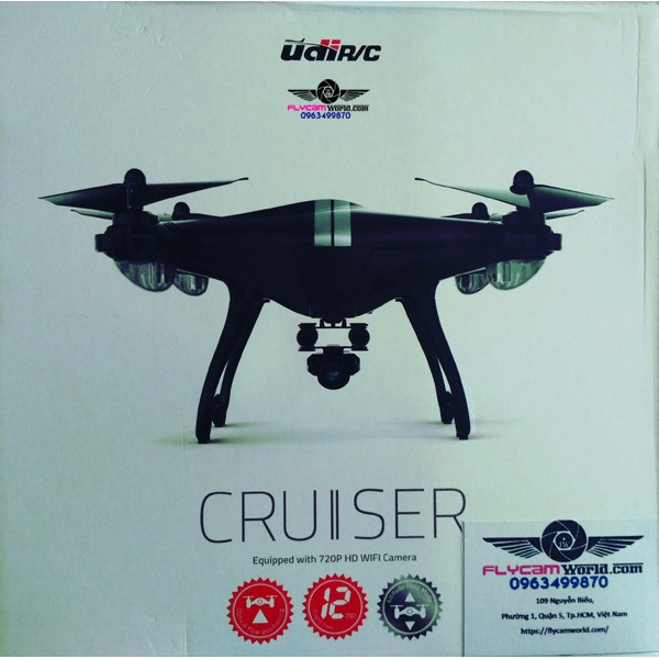 Flycam UDI U88 Cruiser optical flow có máy ảnh 720P