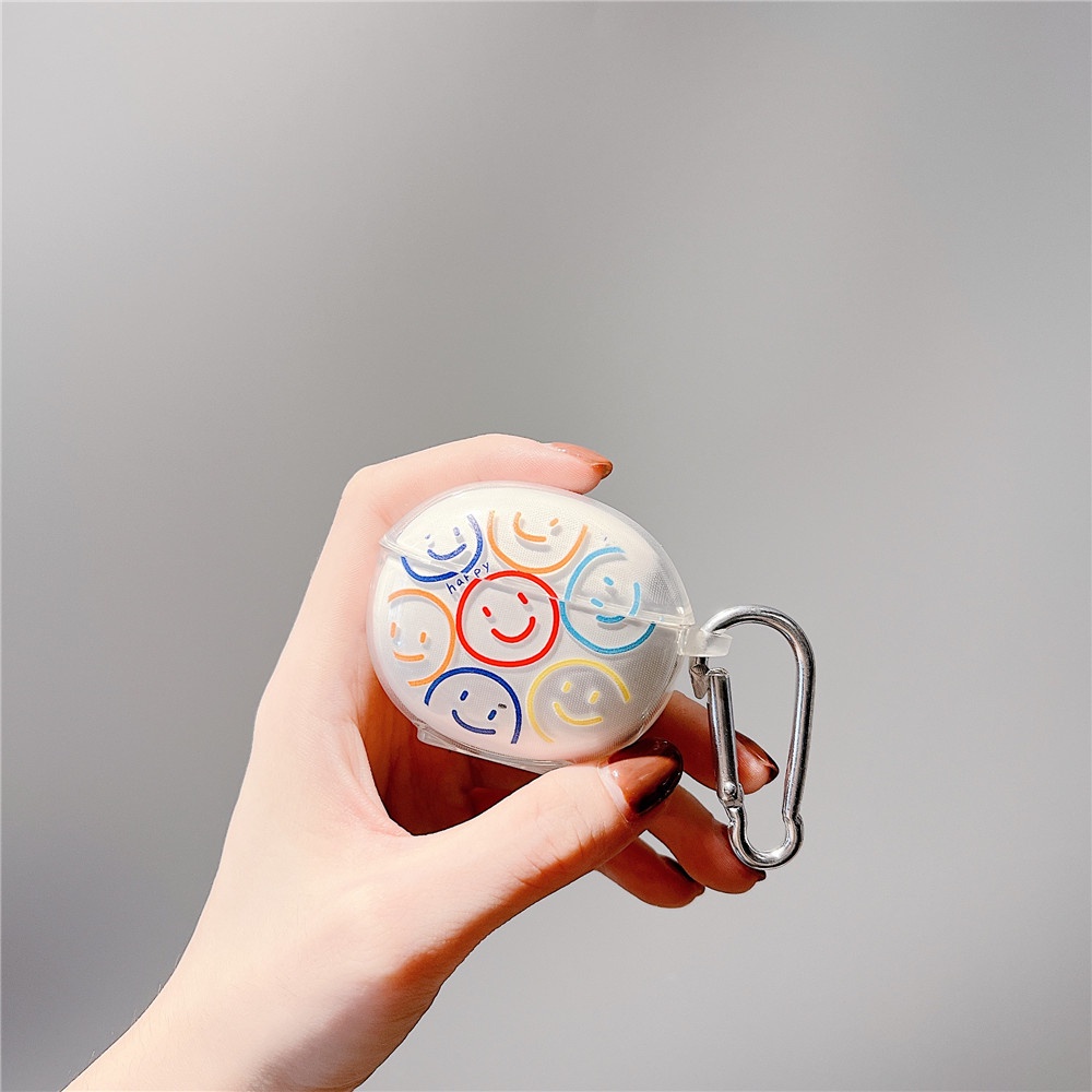 Vỏ Bảo Vệ Hộp Sạc Tai Nghe Edifier X2 Mềm Trong Suốt Hình Phi Hành Gia Mặt Cười