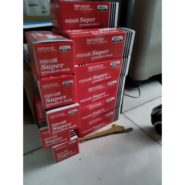 [hàng chính hãng]hộp 40 viên pin maxell 2a,pin maxell 3a