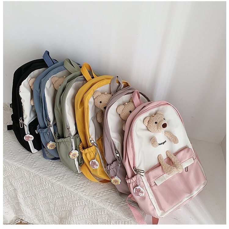 Balo đi học ulzzang thời trang unisex cá tính , cặp học sinh sinh viên dễ thương 3002