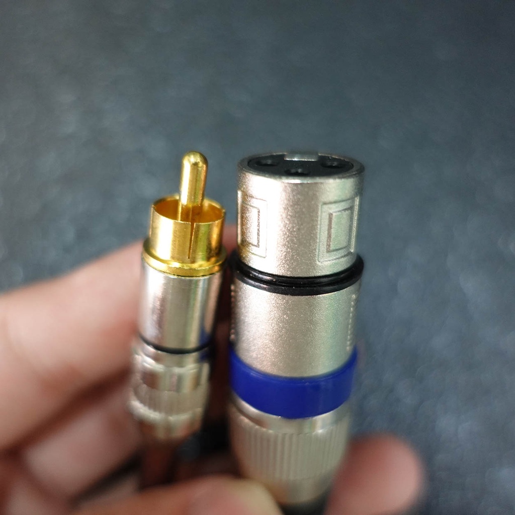 Cáp canon  cái ra đầu bông sen  dài 1m | Dây kết nối cho thiết bị âm thanh, Dàn âm thanh tín hiệu chuẩn