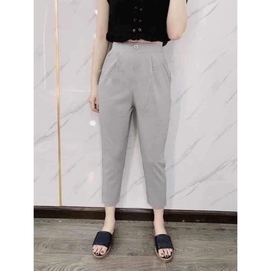 Quần Baggy Chất Linen Pháp Mềm Mịn Co Giãn Cực Đẹp và Thoải Mái-mã Baggy Đũi