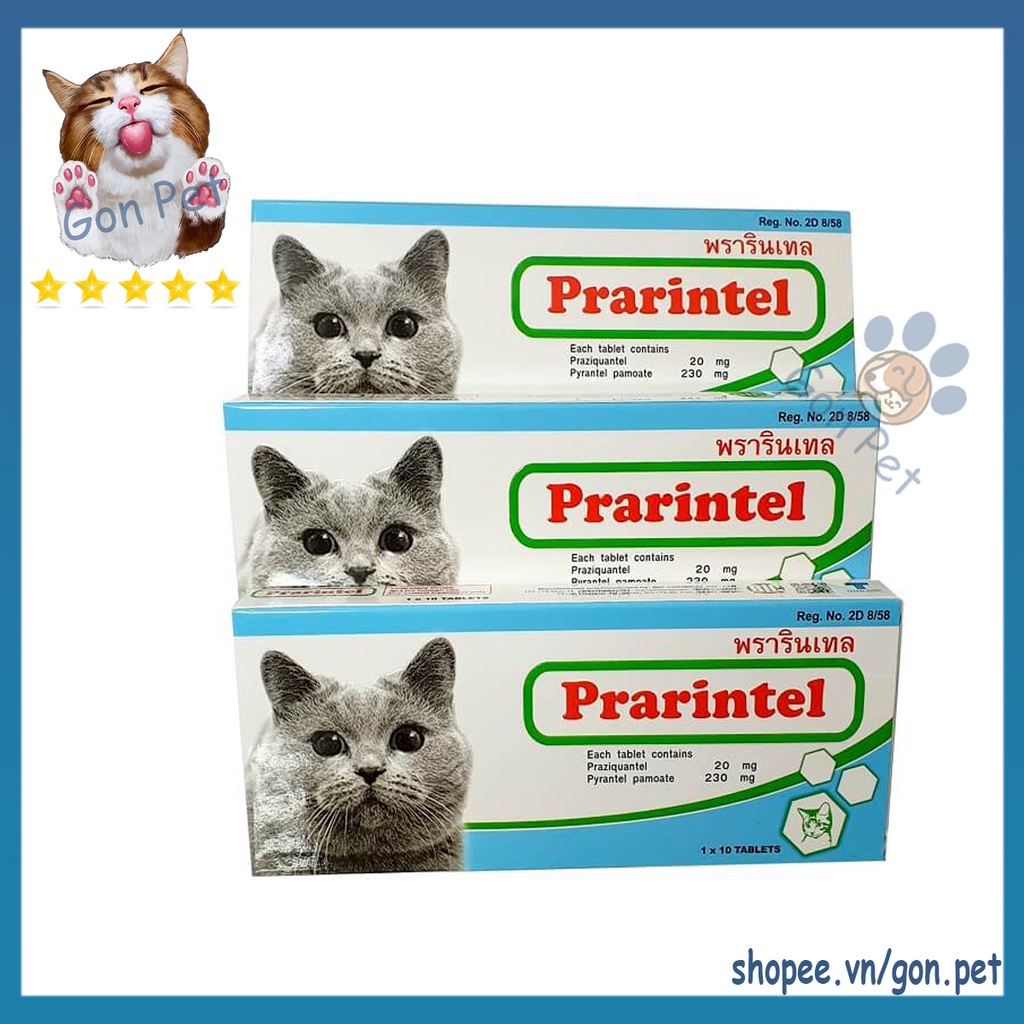 Một Viên Prarintel Cho Mèo 4kg