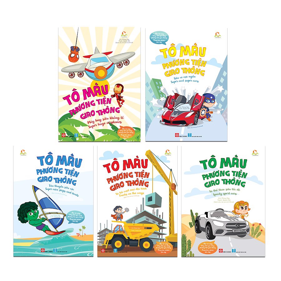 Sách - Tô màu phương tiện giao thông