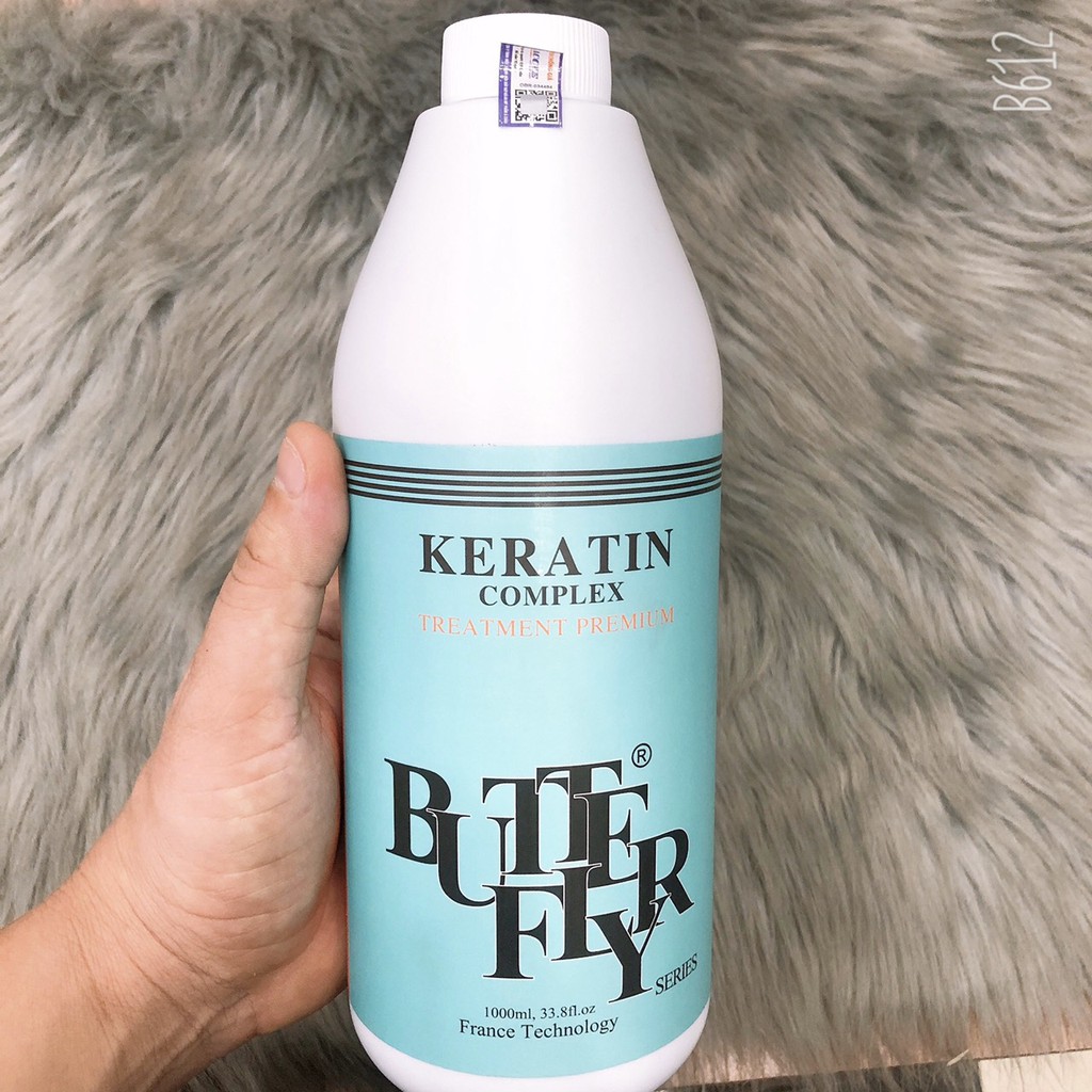Keratin BUTTERFLY phục hồi tóc hư tổn nặng. tóc mủn, tóc cháy ( hàng chính hãng )