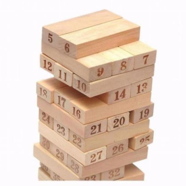 Rút gỗ số - Jenga cỡ lớn cao cấp