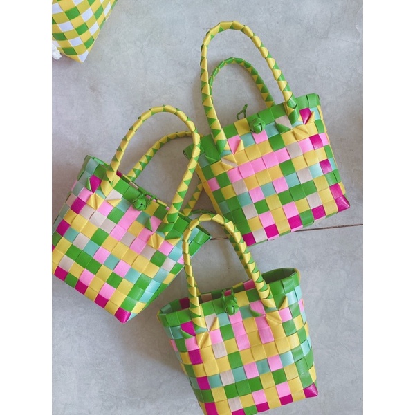 Giỏ mini cầu vòng