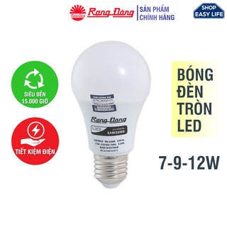 Bóng Đèn Tròn LED Rạng Đông Tiết Kiệm Điện 7-9-12W