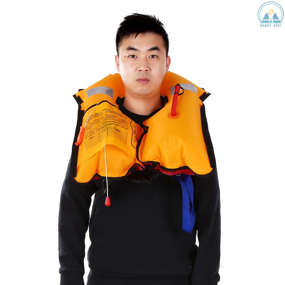 Sunny☀ Manual Inflatable Life Jacket Adult Life Vest Water Sports Swiming Fishing Survival Jacket