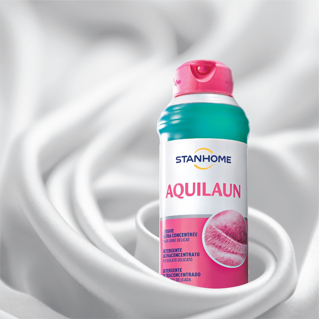 Nước giặt đậm đặc cho đồ len, lụa trắng và sáng màu Stanhome aquilaun super concentre 1000ml