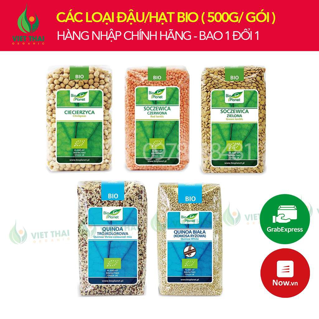 [TỔNG HỢP] Đậu Hạt Hữu Cơ Bio Planet (Gói 500G) - Organic 100%, Phù Hợp Cho Trẻ Ăn Dặm/Ăn Kiêng/Nấu Sữa