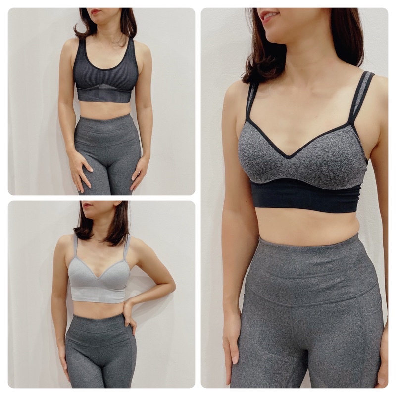 [Nhiều Kiểu] Áo Bra Tập Gym Tập Yoga Có Sẵn Mút Dây Áo Điều Chỉnh Hàng Xuất Xịn