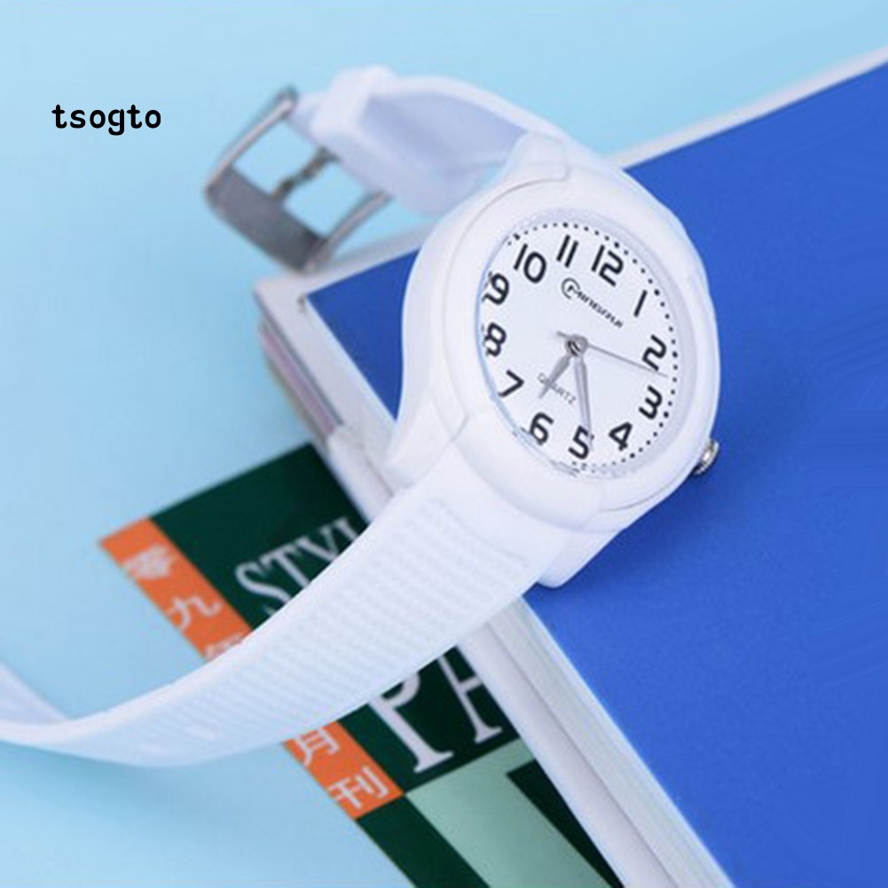 Đồng Hồ Đeo Tay Dây Silicon Mềm Chống Nước Cho Bé