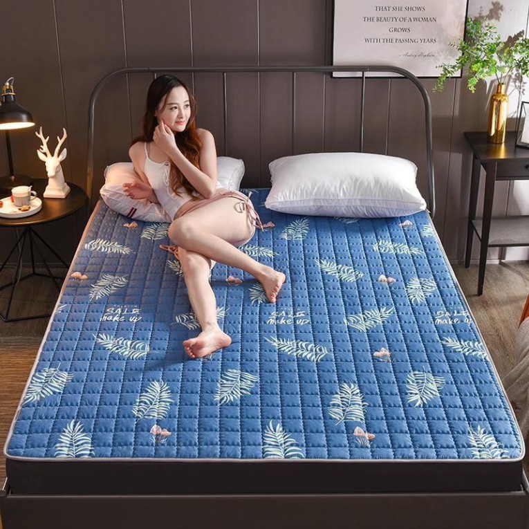 Nệm mỏng đệm trải giường 4 mùa mát lạnh ngày hè ấm áp ngày đông