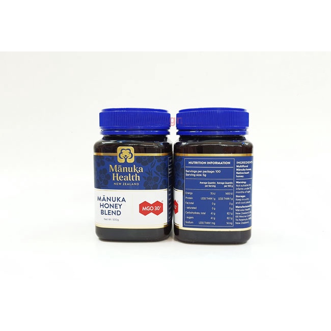 Mật ong Manuka - Honey Manuka Health MGO 30+ New Zealand Hộp 500g