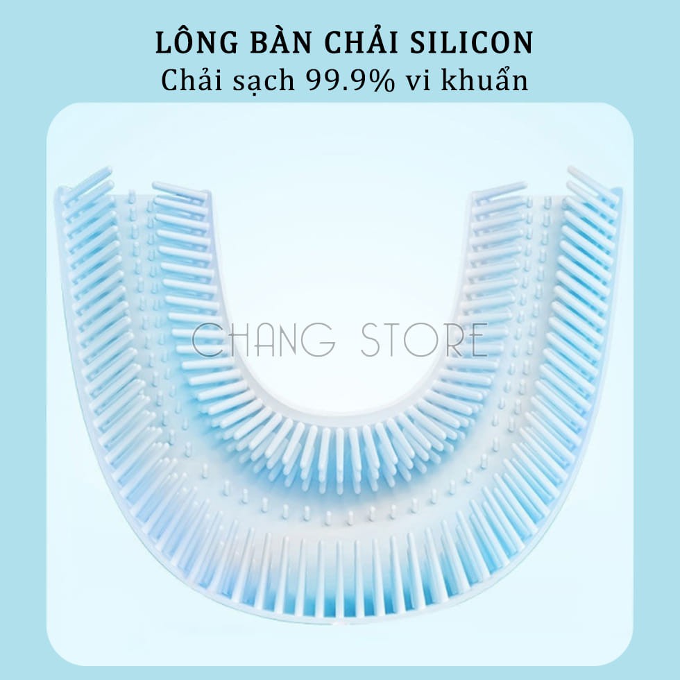 Bàn Chải Đánh Răng Chữ U, Bàn Chải Silicon Thông Minh Cao Cấp Cho Bé Từ 2 - 6 Tuổi