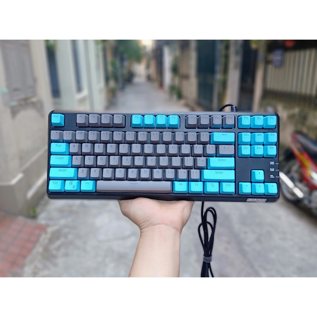 Phím cơ Fuhlen M87s bản keycap pbt các màu