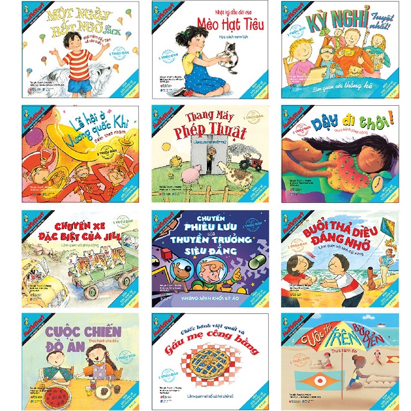 Sách ( Combo 12 cuốn) - Mathstart Trải Nghiệm Toán Học