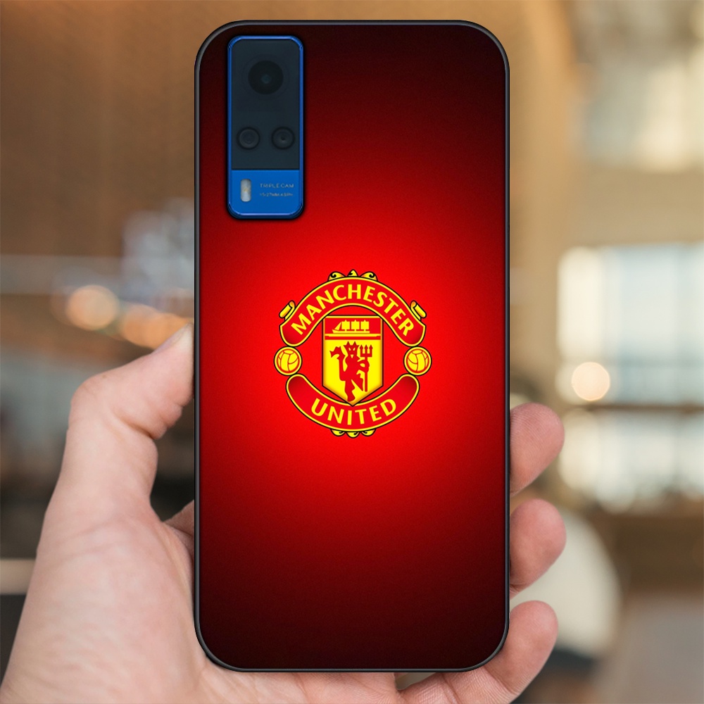 Ốp lưng Vivo Y51 2020, Y53s viền đen in hình MU Manchester United