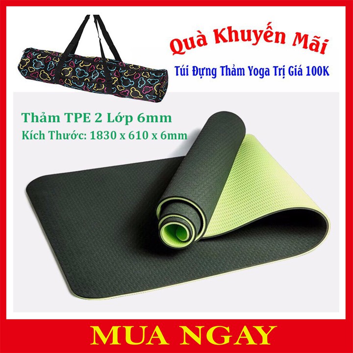 Thảm Yoga TPE Cao Cấp