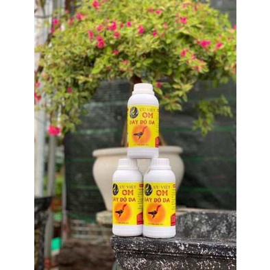(Chai 500ml) Om Dày Đỏ Da Ưu Việt pha sẵn cho gà đá, giúp da săn chắc, đỏ da, phụ kiện gà chọi