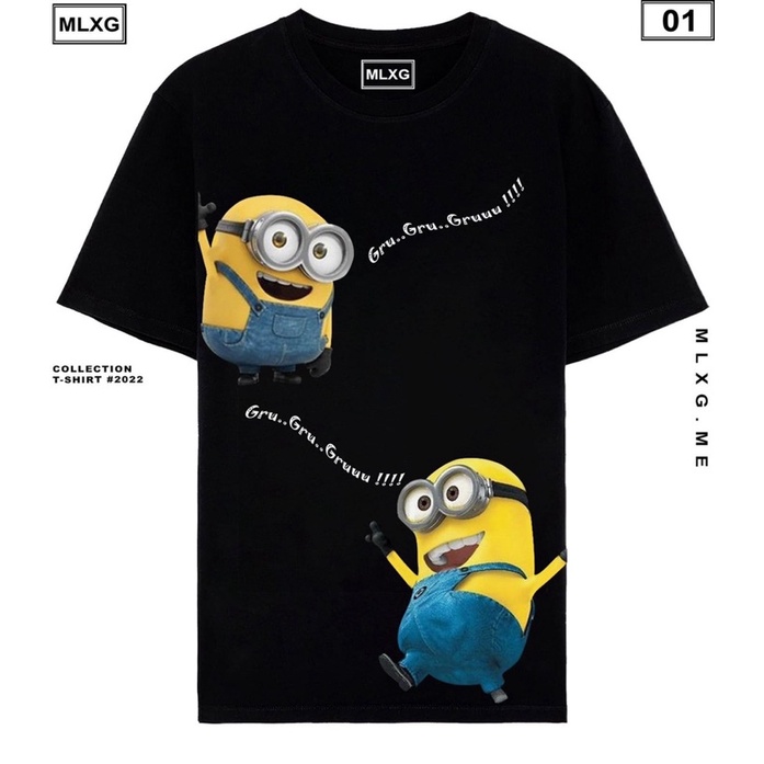 Áo thun tay lỡ nam nữ MINION và các nhân vật hoạt hình, áo phông form rộng chất cotton mát mịn siêu xinh
