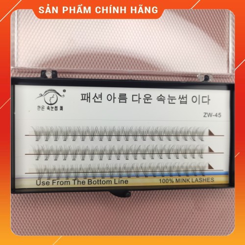 [SALE SỐC] Lông mi giả chùm tơ Hàn Quốc siêu cong, mi giả chùm tự nối độ dày 0.07, độ dài 8-13mm