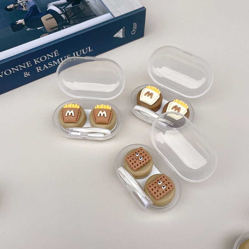 Khay Mini 3D Bánh Mẫu Mới - Case Đựng Lens