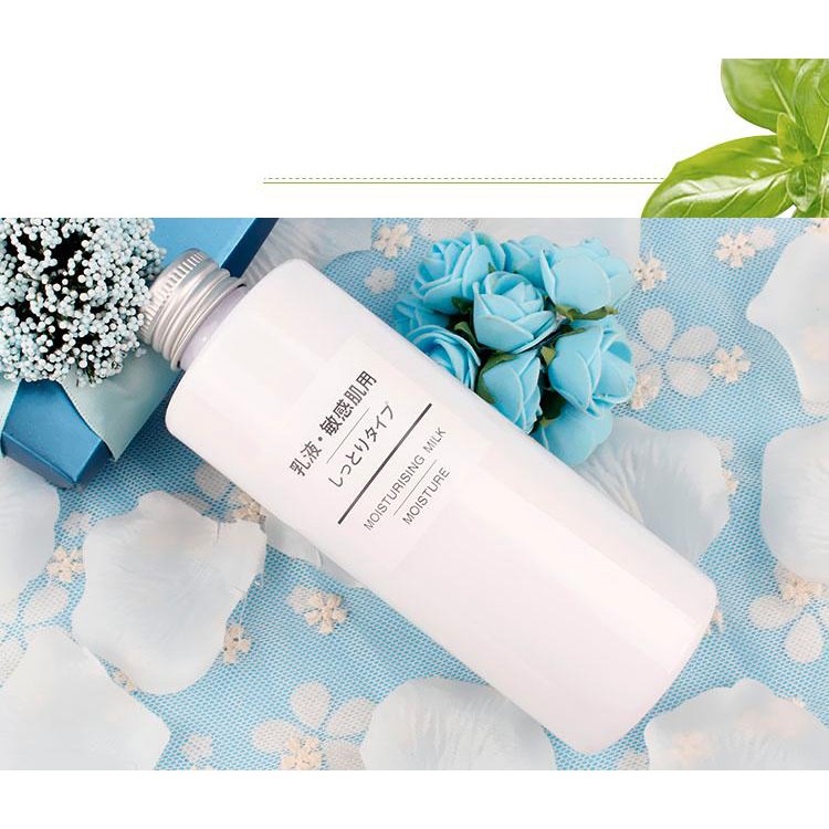 (Đủ 3 loại 200ml) Sữa dưỡng Muji Moisturizing Milk High Moitsure/Moitsure/Light 200ml (kèm bill hình cuối 27/11)