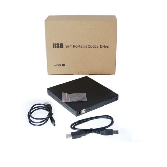 Hộp box cổng usb gắn cho mọi ổ đĩa dvd laptop sata, đọc dữ liệu ổ dvd laptop qua cổng usb