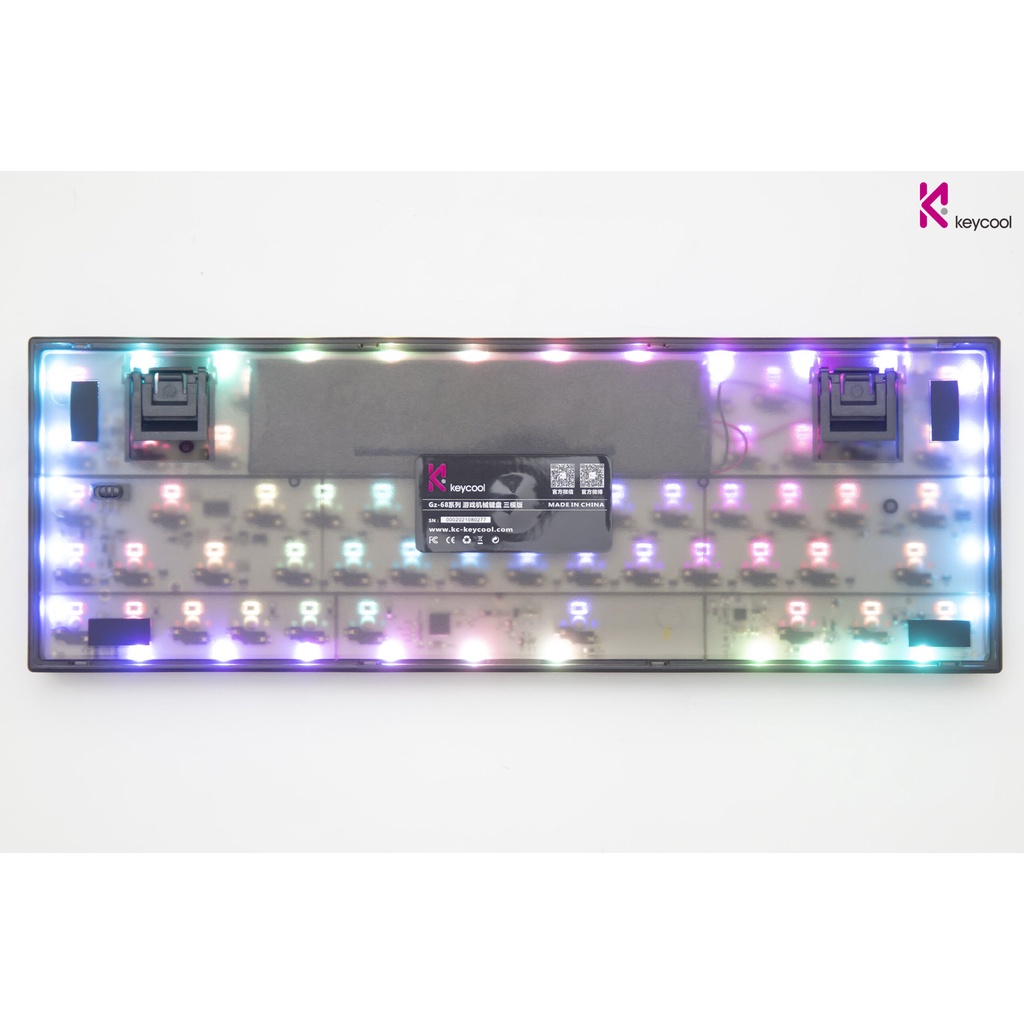 Bàn phím cơ Keycool GZ68 / GZ68 Pro 3 Mode  2.4Ghz / USB / Bluetooth - Hàng chính hãng