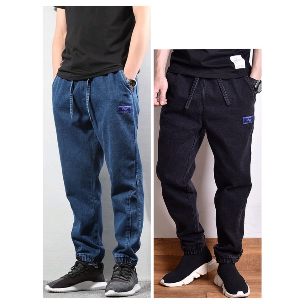 Quần jean nam đen ,xanh , quần Jogger Nam Trơn Basic ,Phong Cách Thể Dục Thể Thao Năng Động Cá Tính Unisex [ BIG SIZE]
