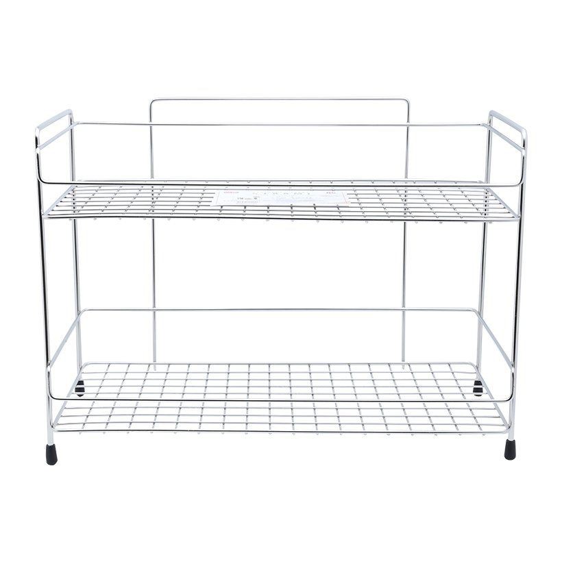 Kệ inox 2 tầng (405mm x 195mm x 300mm) ST_095
