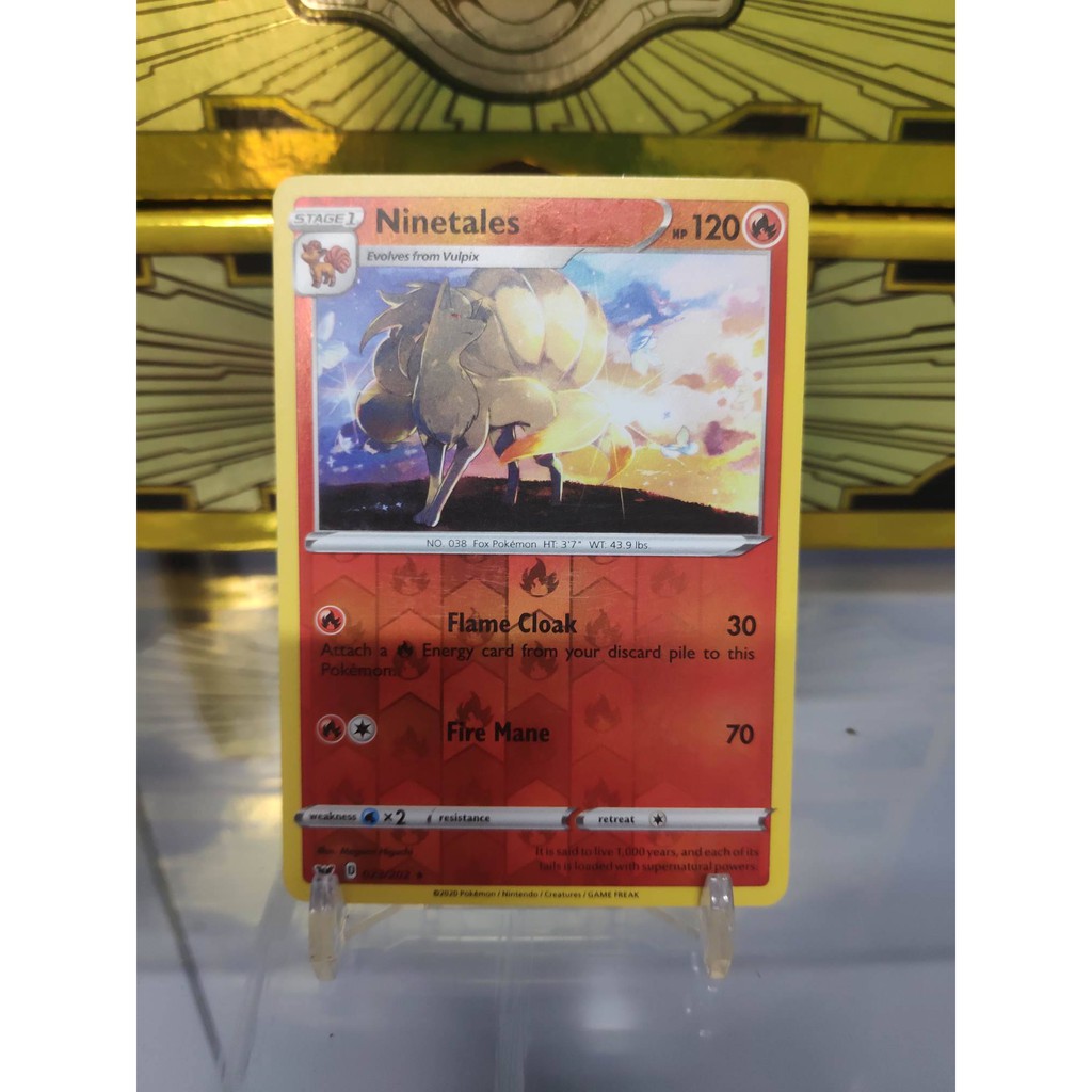 [ Dưa Hấu Yugioh ] Lá bài thẻ bài Pokemon Ninetales