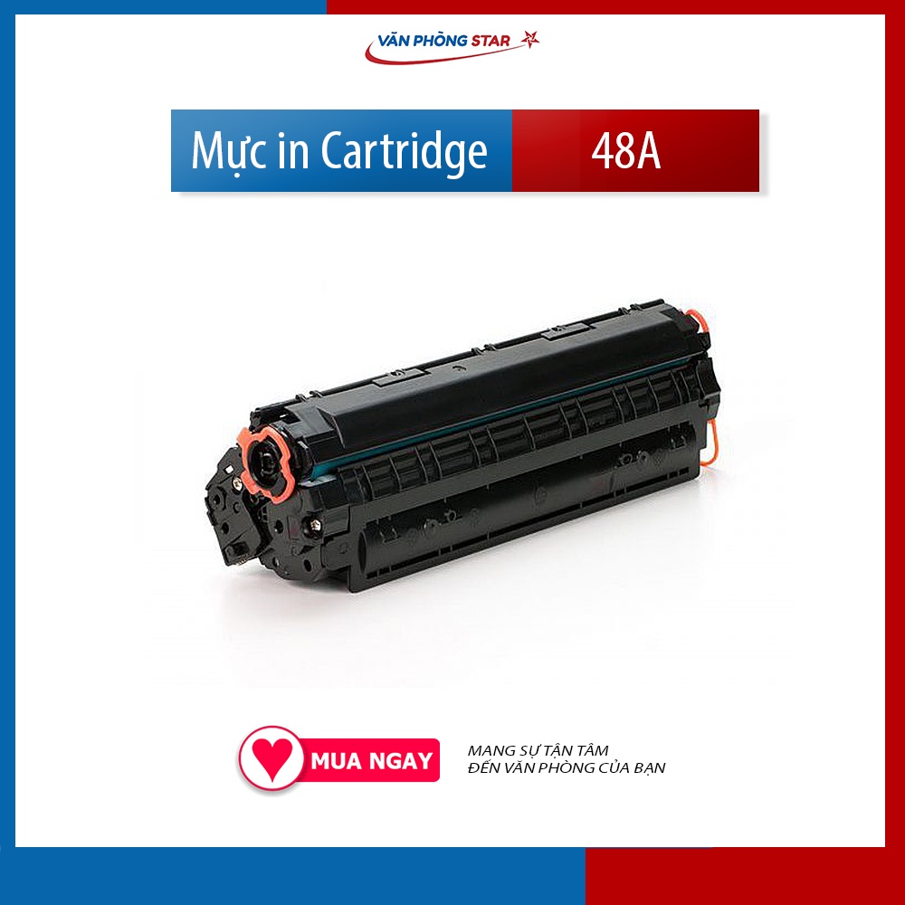 Hộp mực 48A Cartridge CF248A dùng cho Máy in Hp LaserJet Pro M15w/15a MFP m28w/28a dung lượng 1.000 trang BH 1 đổi 1