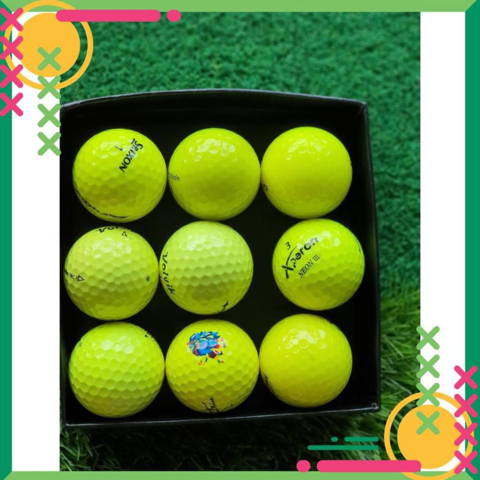 10 quả bóng golf Màu đủ các Thương hiệu  bóng golf volvik, bóng golf Srixon, bóng golf taylormade, bóng golf honma vv...