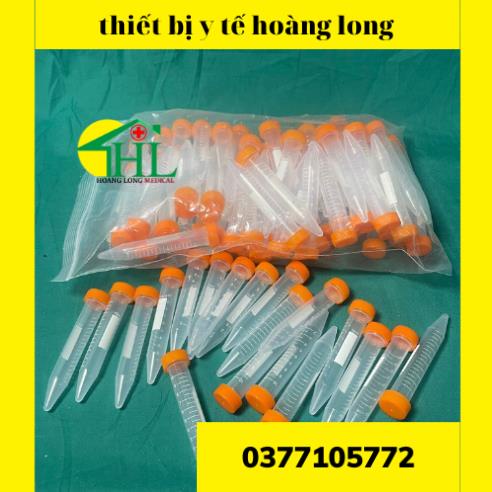 Ống ly tâm Falcon 10ml đáy nhọn chuyên dụng túi 100 cái