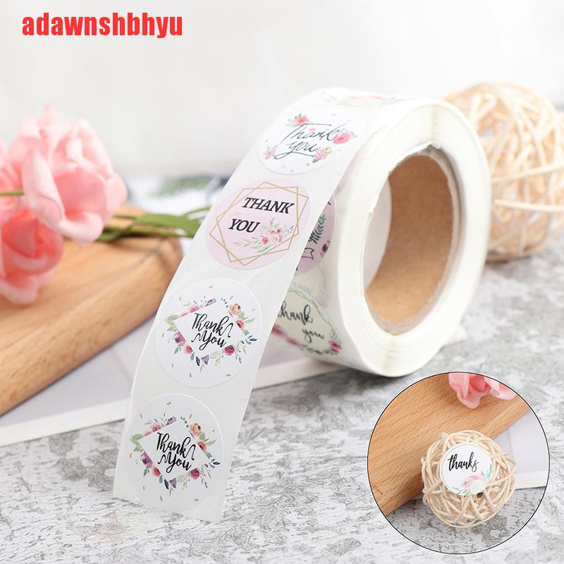Cuộn 500 Miếng Dán Chữ Thank You Dùng Trang Trí Tiệc Cưới