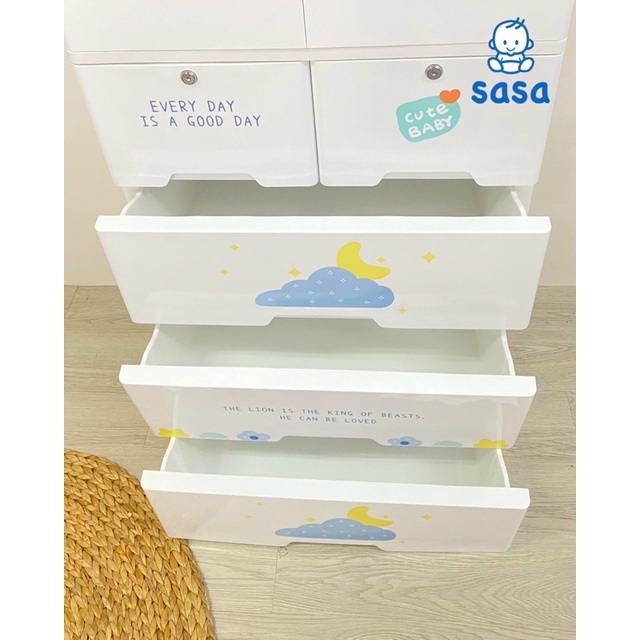 Tủ Nhựa 5 Tầng Cao Cấp cho bé