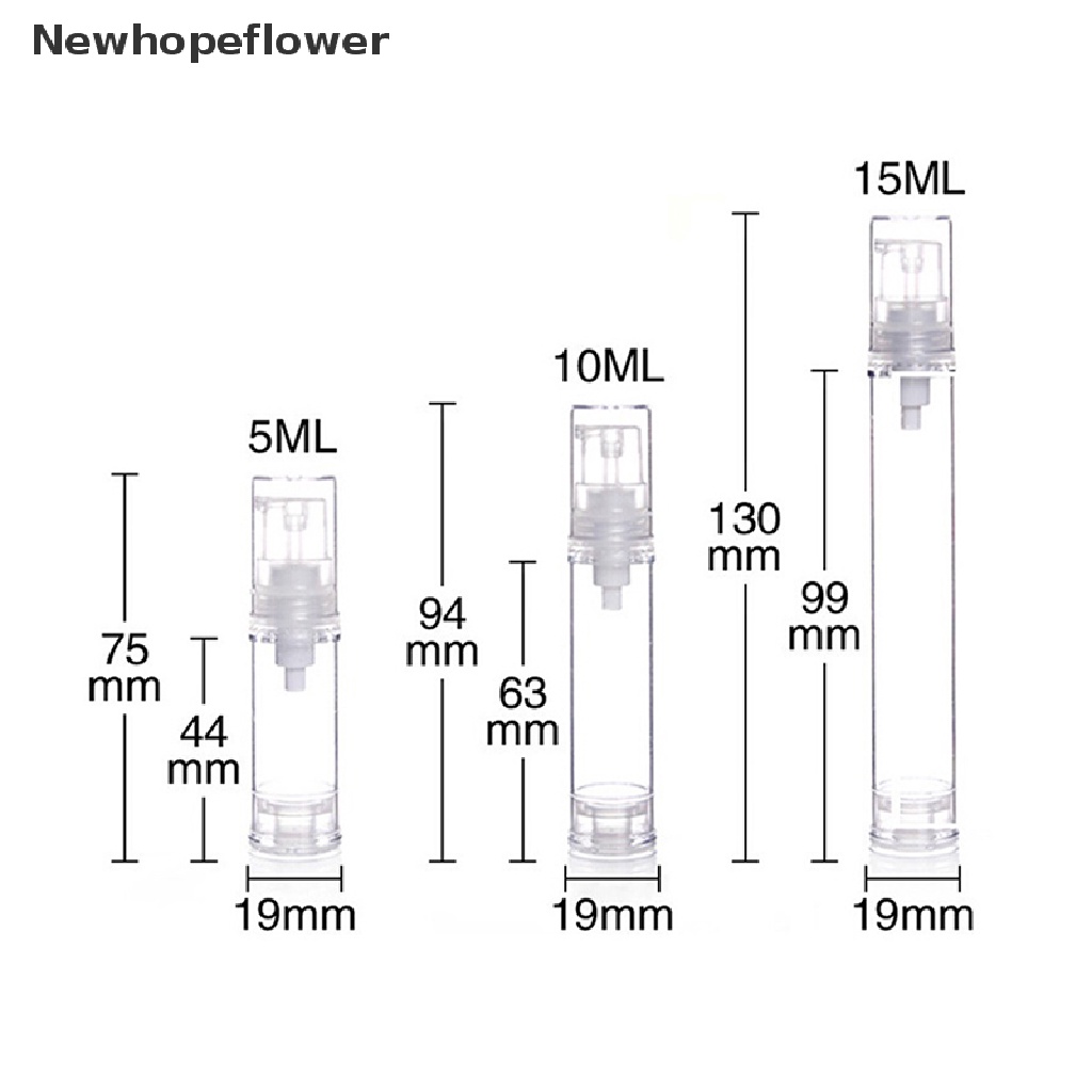 1 Chai Nhựa Rỗng 5 / 10 / 15ml Dùng Khi Đi Du Lịch