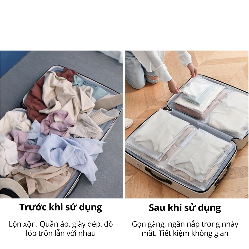 10 Túi zip lụa kéo [KHÔNG LỖ THÔNG KHÍ] dày hơn - Túi zipper Zip A1 - A1018