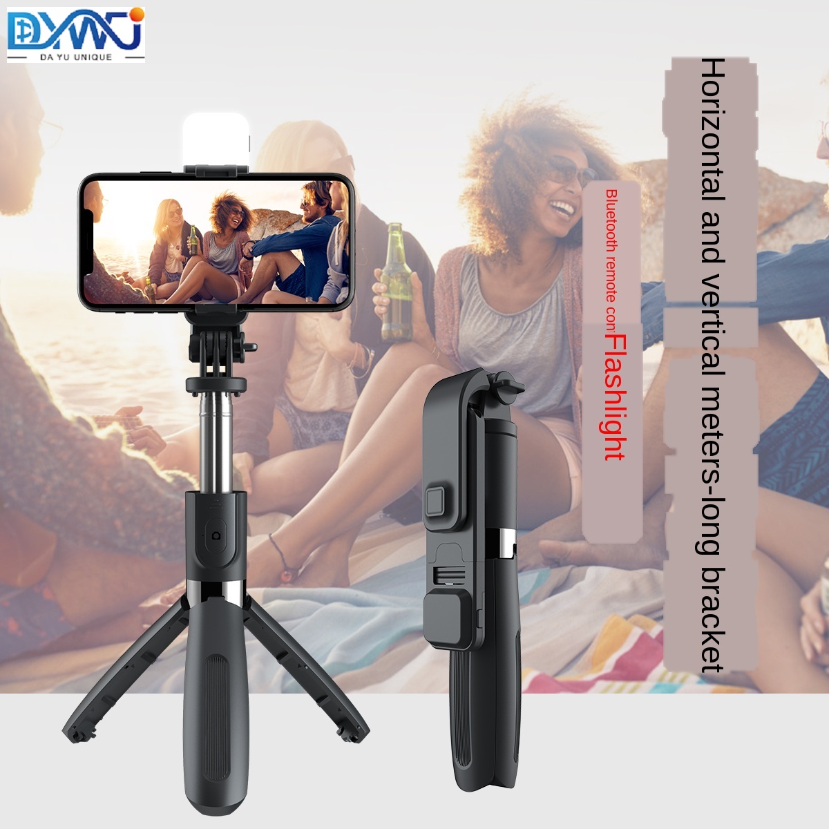 Gậy Chụp Ảnh Tự Sướng L02S Tích Hợp Đèn Led | BigBuy360 - bigbuy360.vn