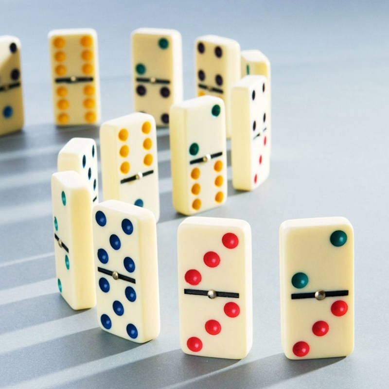 Set 5 Khuôn Silicone Làm Đồ Trang Sức Tạo Hình Quân Cờ Domino Độc Đáo Tiện Dụng