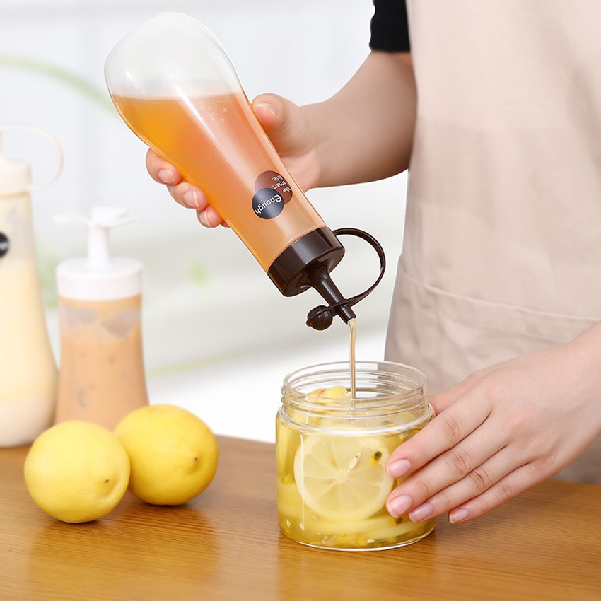 Bình đựng gia vị, nước sốt, nước tương Enough Inomata 360ml màu nâu nội địa Nhật Bản - Nakaya