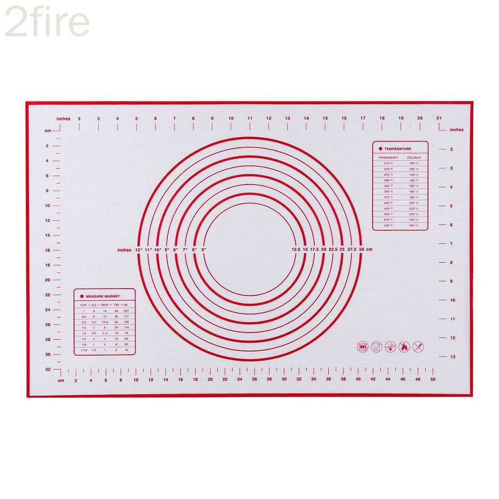 Thảm Nhào Bột Làm Bánh Bằng Silicone Không Dính Diy
