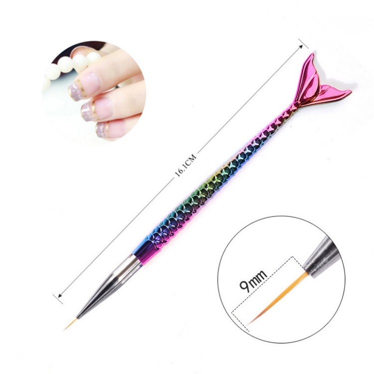 Set 3 cọ vẽ móng ROU BAO trang trí nghệ thuật chuyên nghiệp